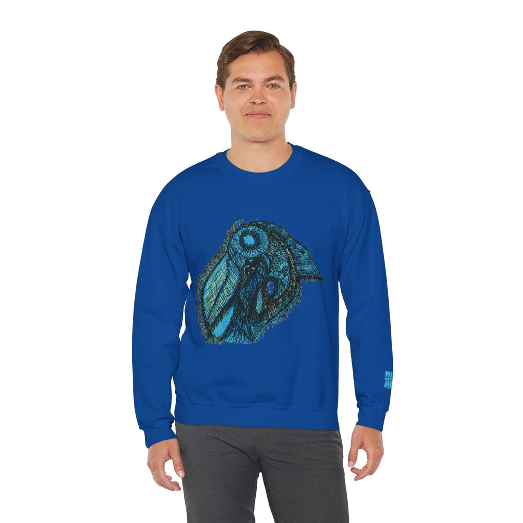 Who Are You? (Teal) Unisex Heavy Blend™ Crewneck Sweatshirt
