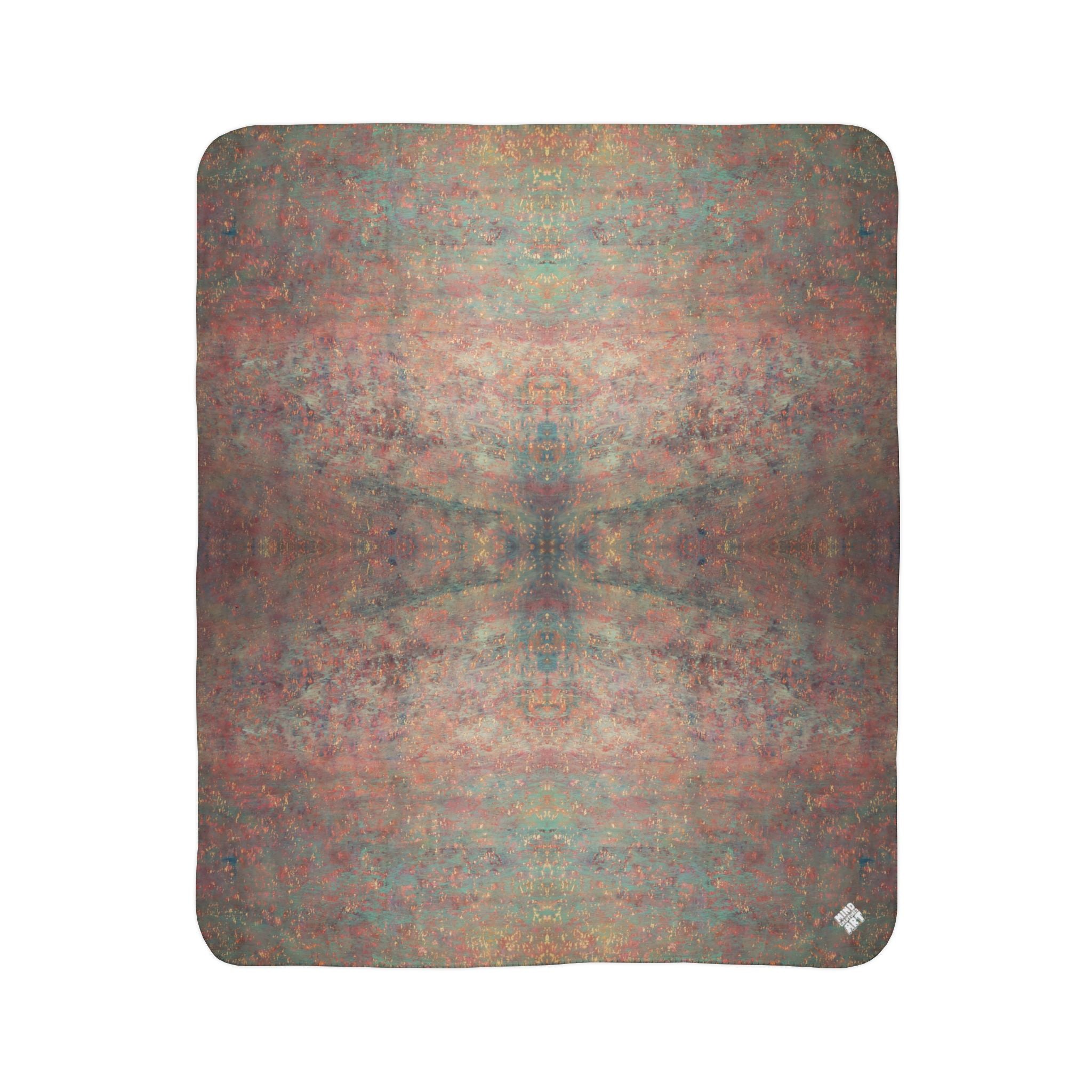 Hourglass Fleece Sherpa Blanket
