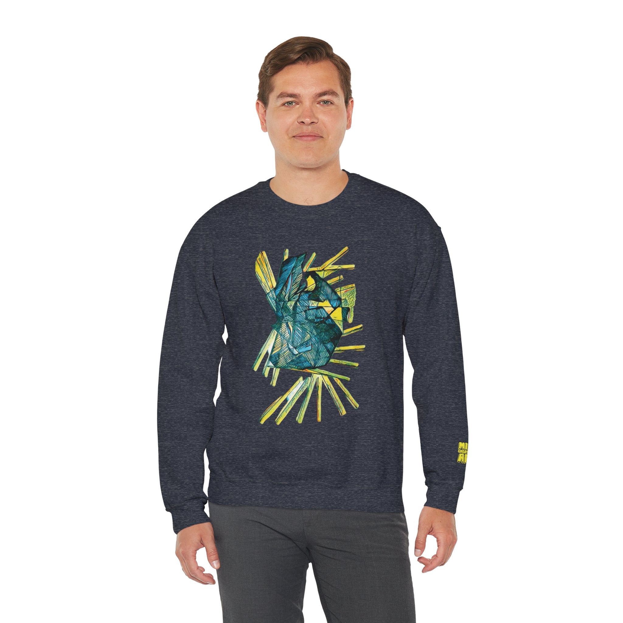 Lightspeed (Teal) Unisex Heavy Blend™ Crewneck Sweatshirt