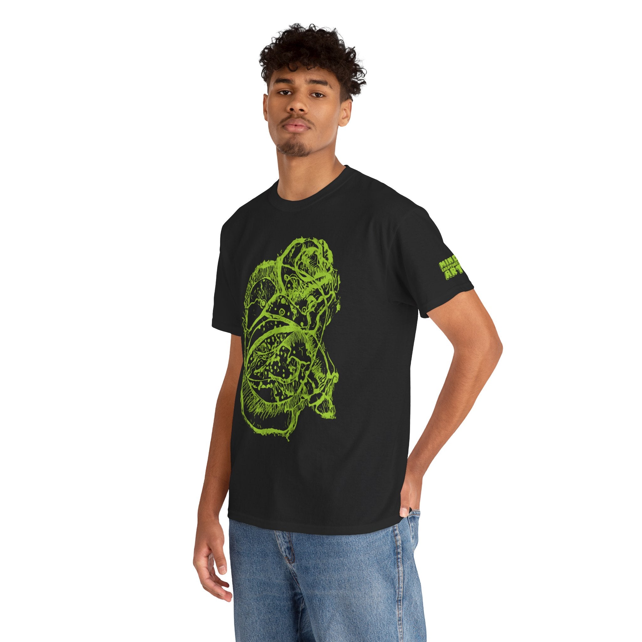 Exploration (Lime) Unisex Heavy Cotton Tee