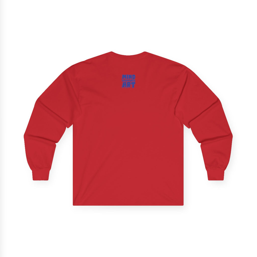 Who Are You? (Blue) Unisex Ultra Cotton Long Sleeve Tee