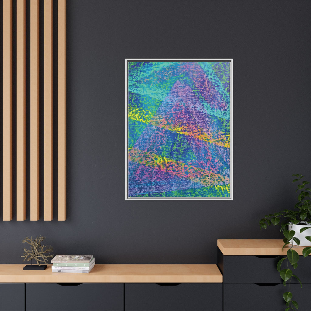 Vapor (V2) Matte Canvas, Framed