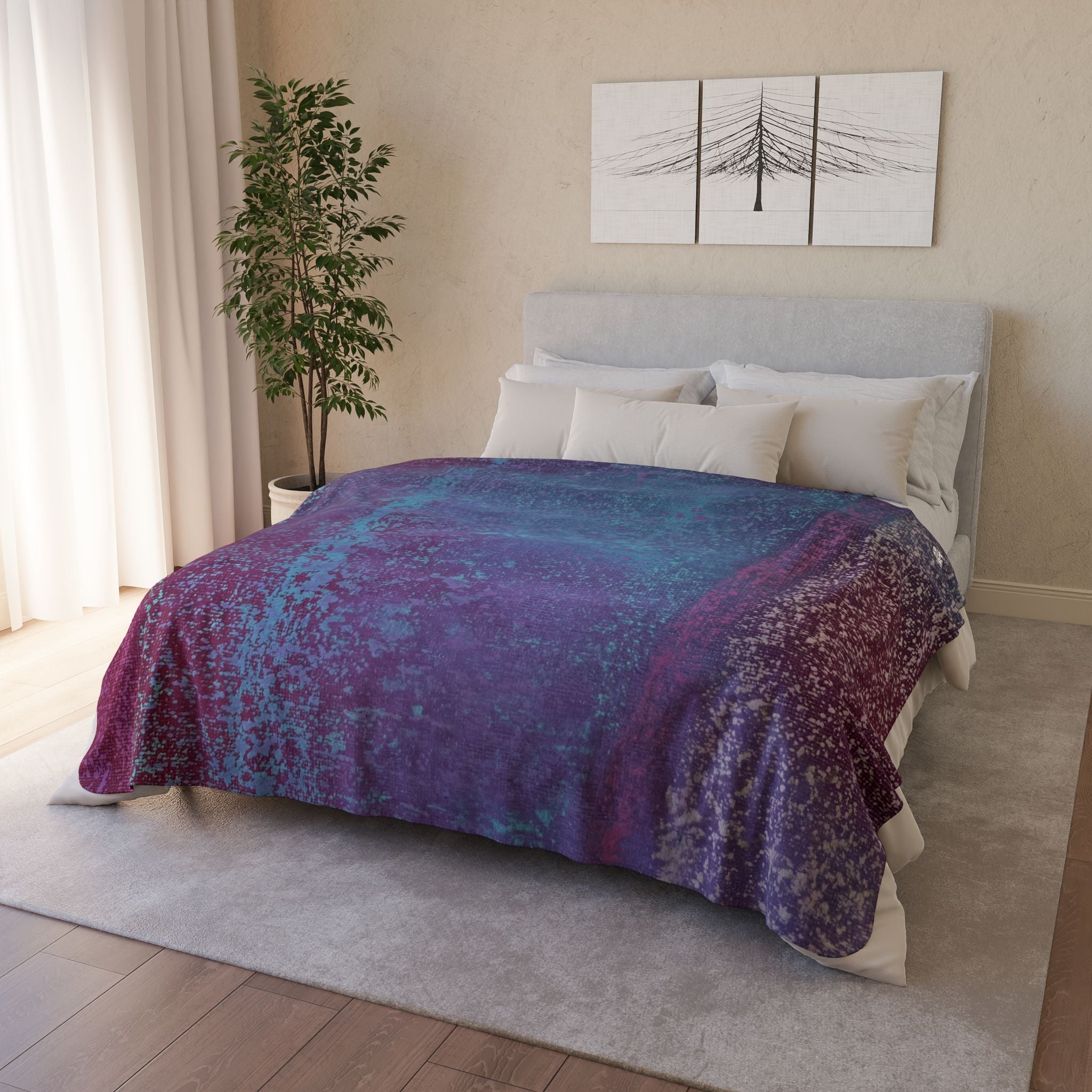 Disrupt Fleece Sherpa Blanket