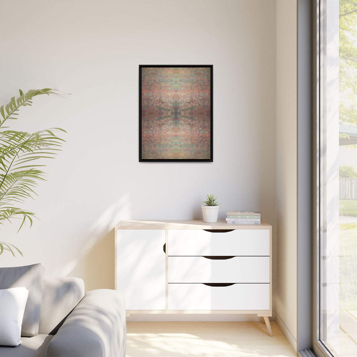 Hourglass Matte Canvas, Framed