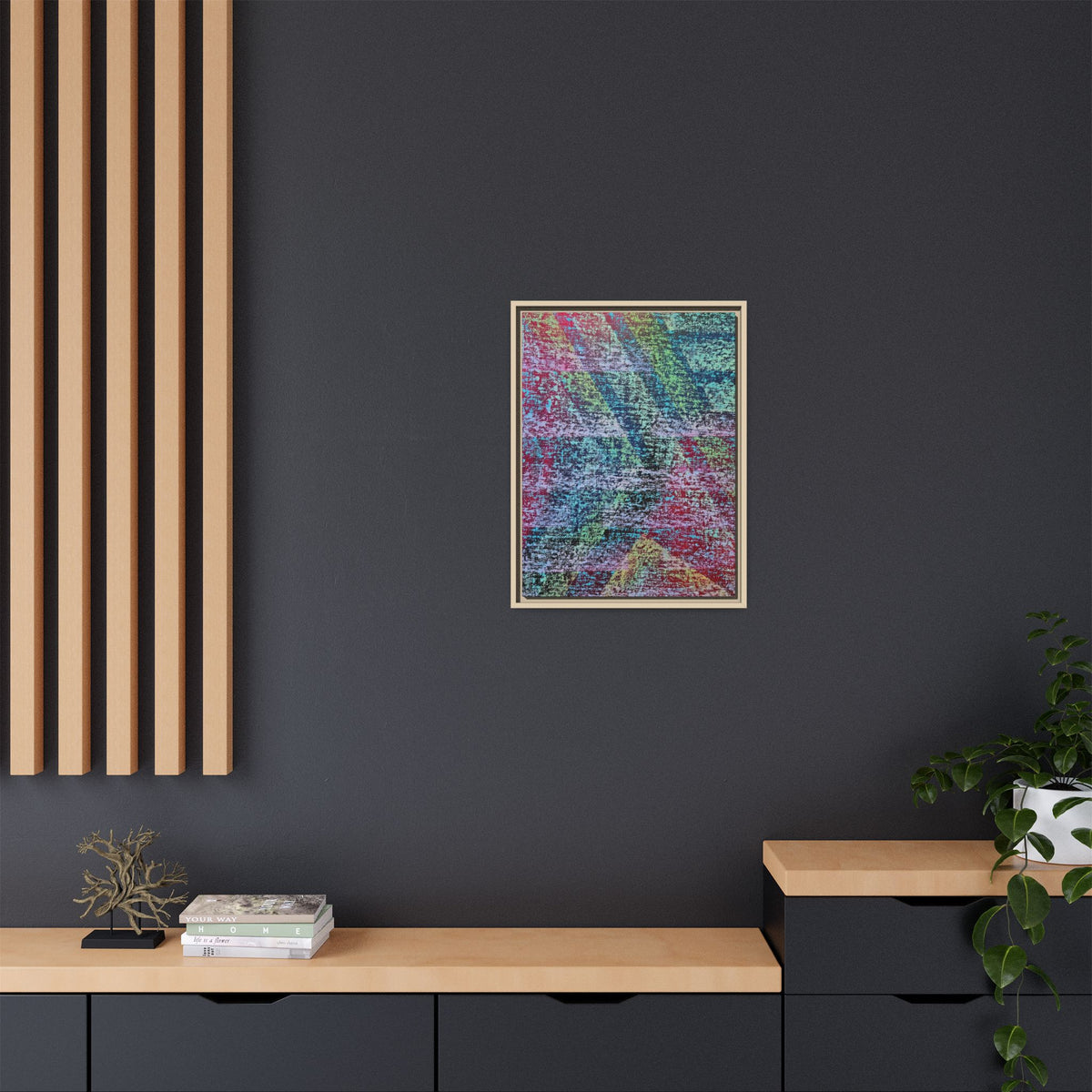 Elocution Matte Canvas, Framed