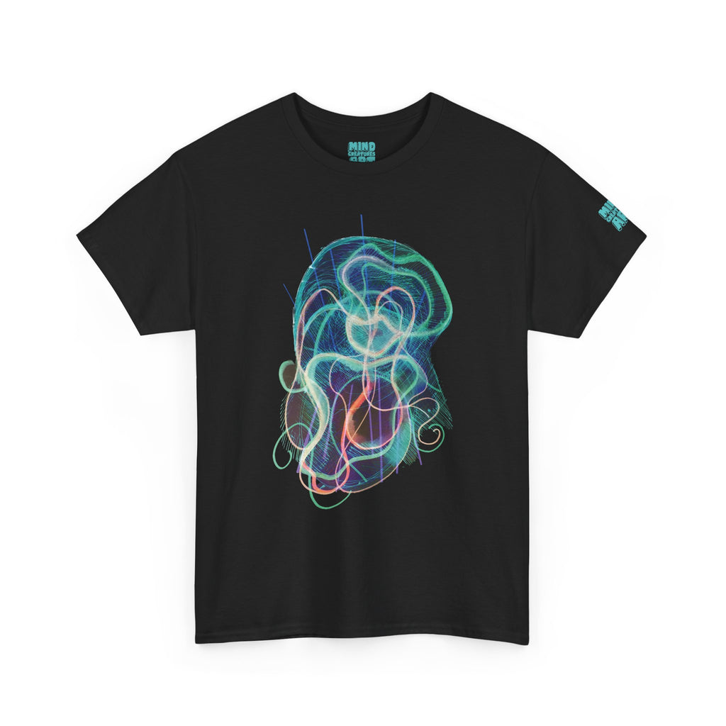 Davy Jones (Electric Teal) Unisex Heavy Cotton Tee