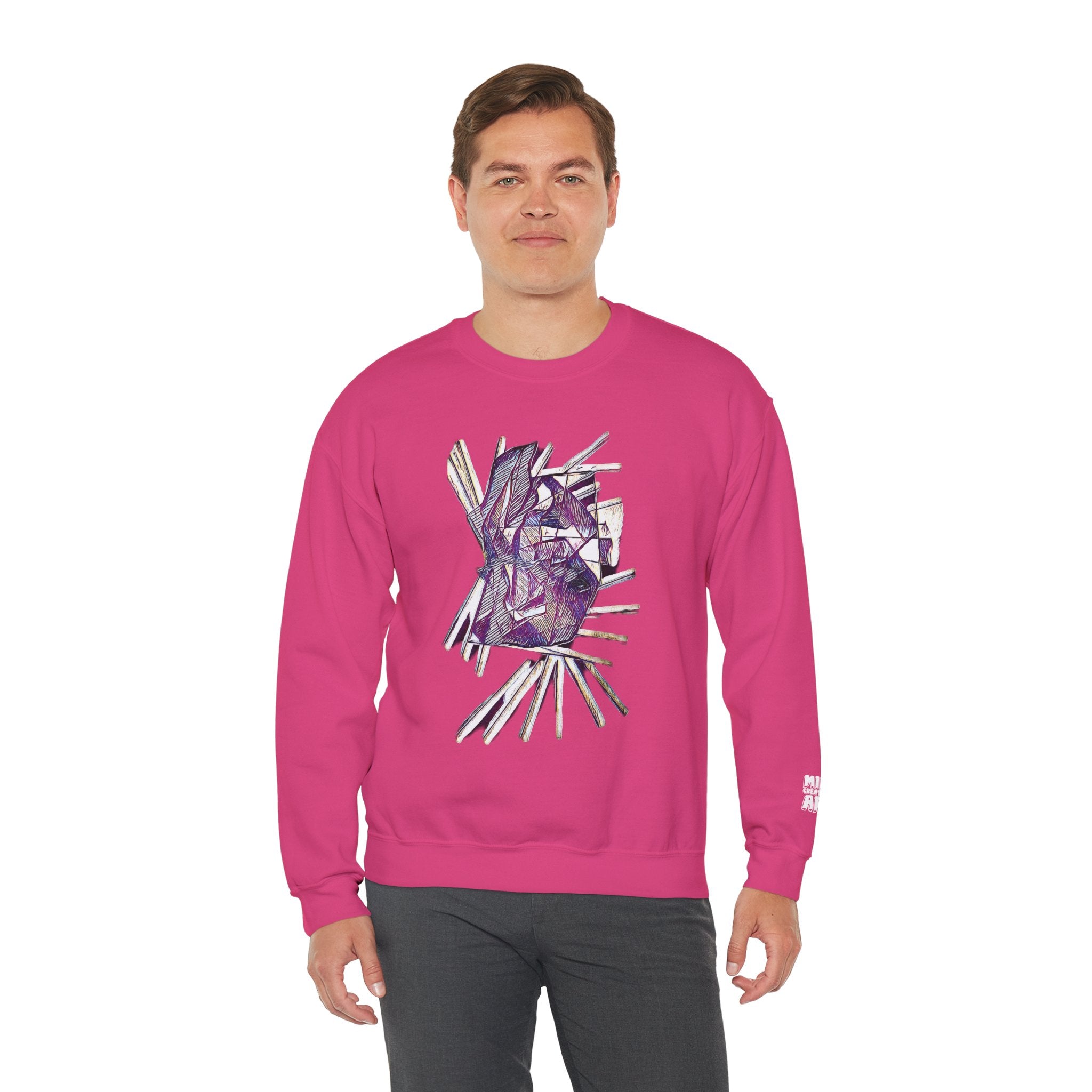 Lightspeed (Purple) Unisex Heavy Blend™ Crewneck Sweatshirt