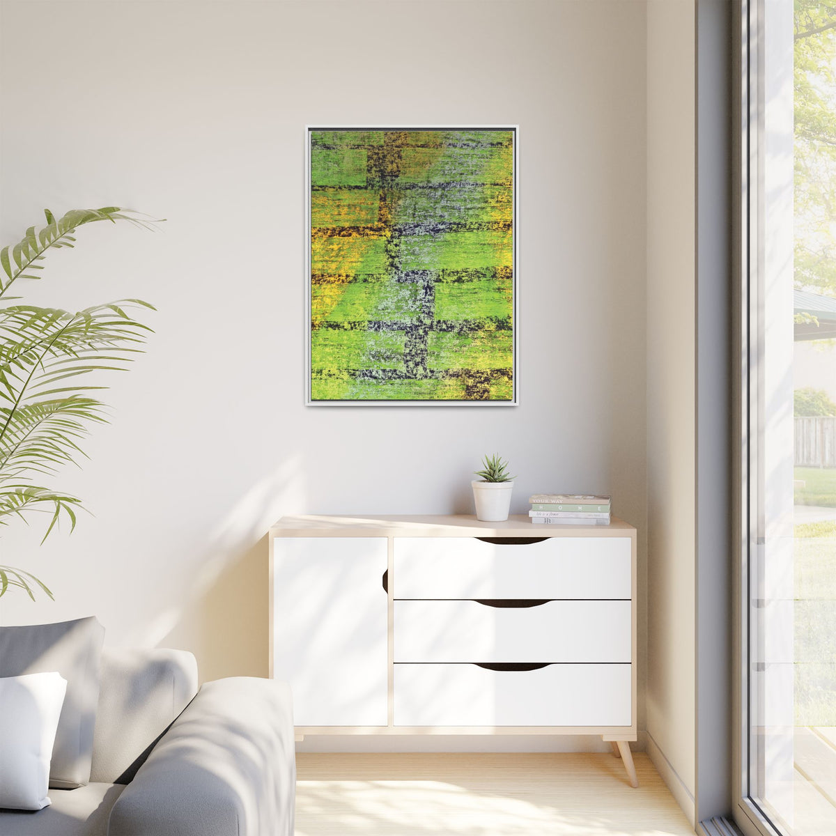 Experiment Matte Canvas, Framed