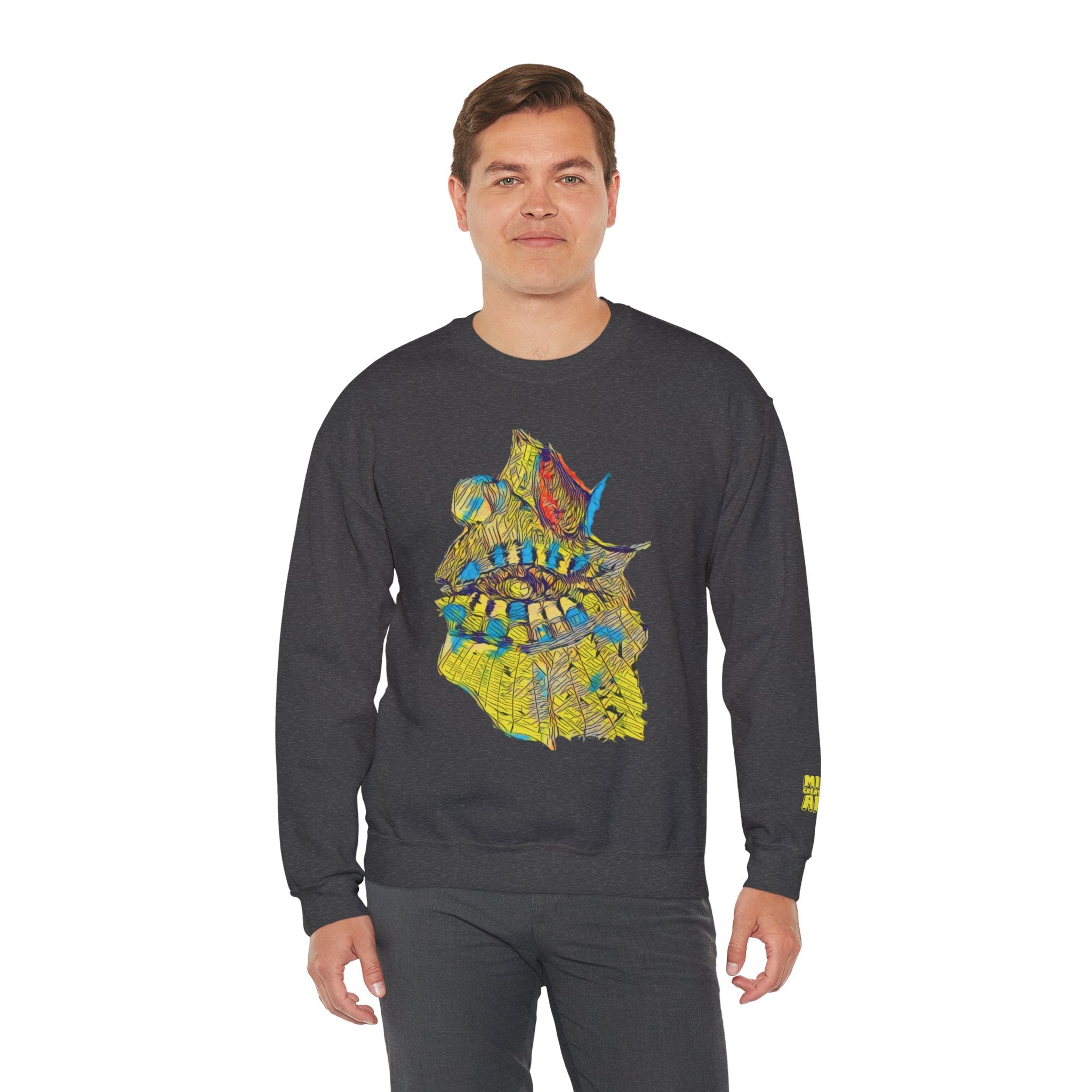 Hypnagogic (Neon) Unisex Heavy Blend™ Crewneck Sweatshirt