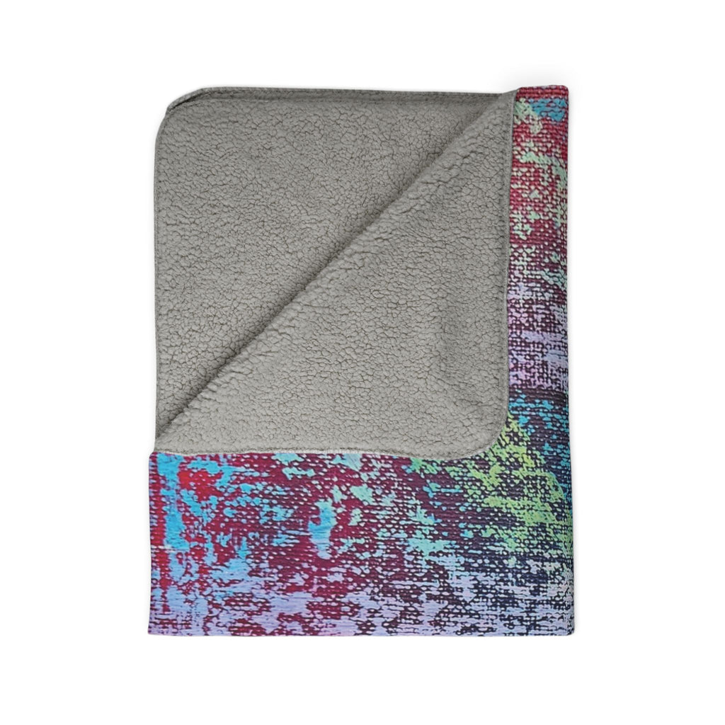 Elocution Fleece Sherpa Blanket