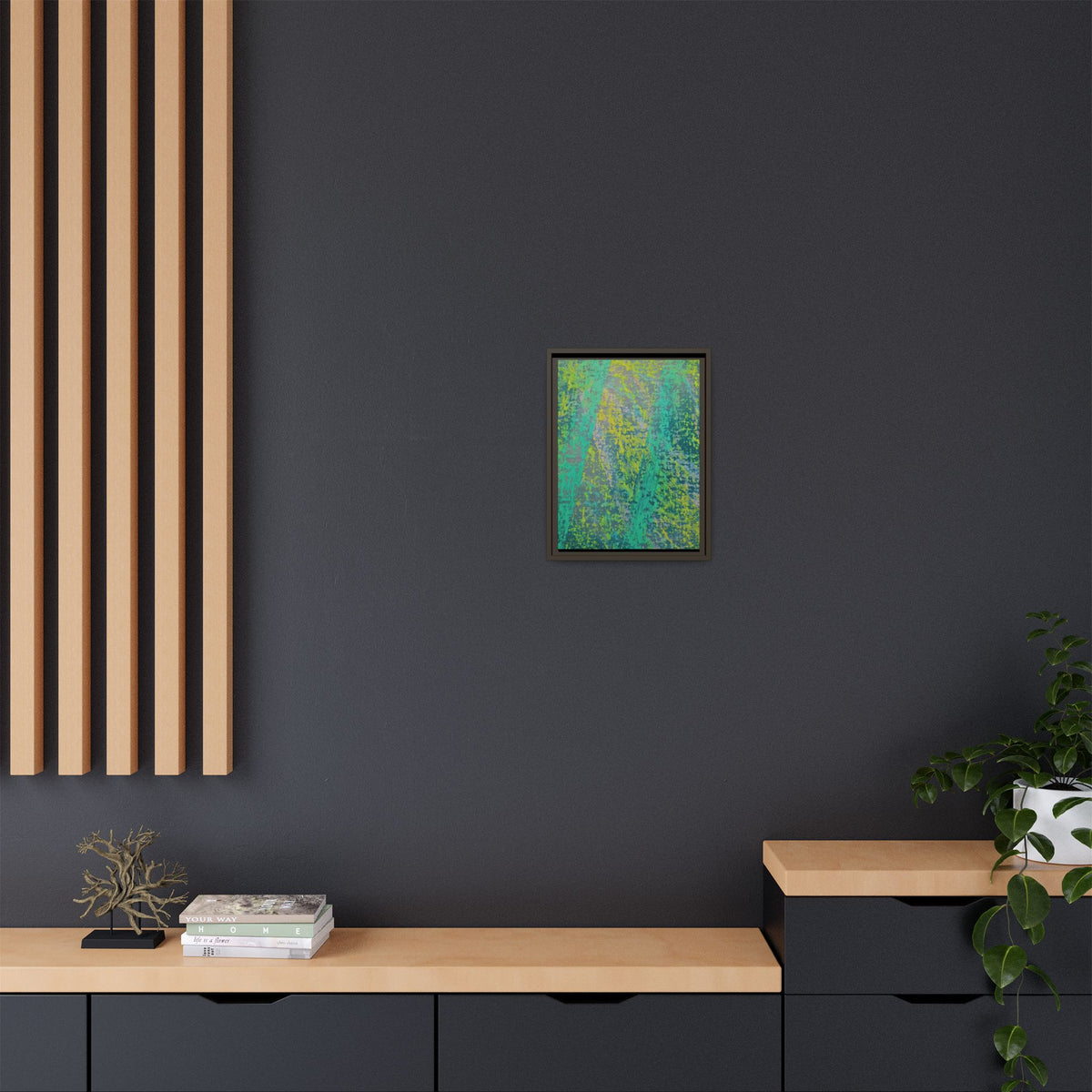 Spring Matte Canvas, Framed