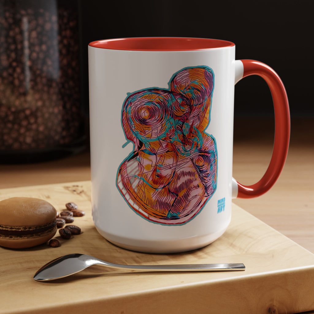 Curiosity (Pink) Accent Coffee Mug (11oz, 15oz)