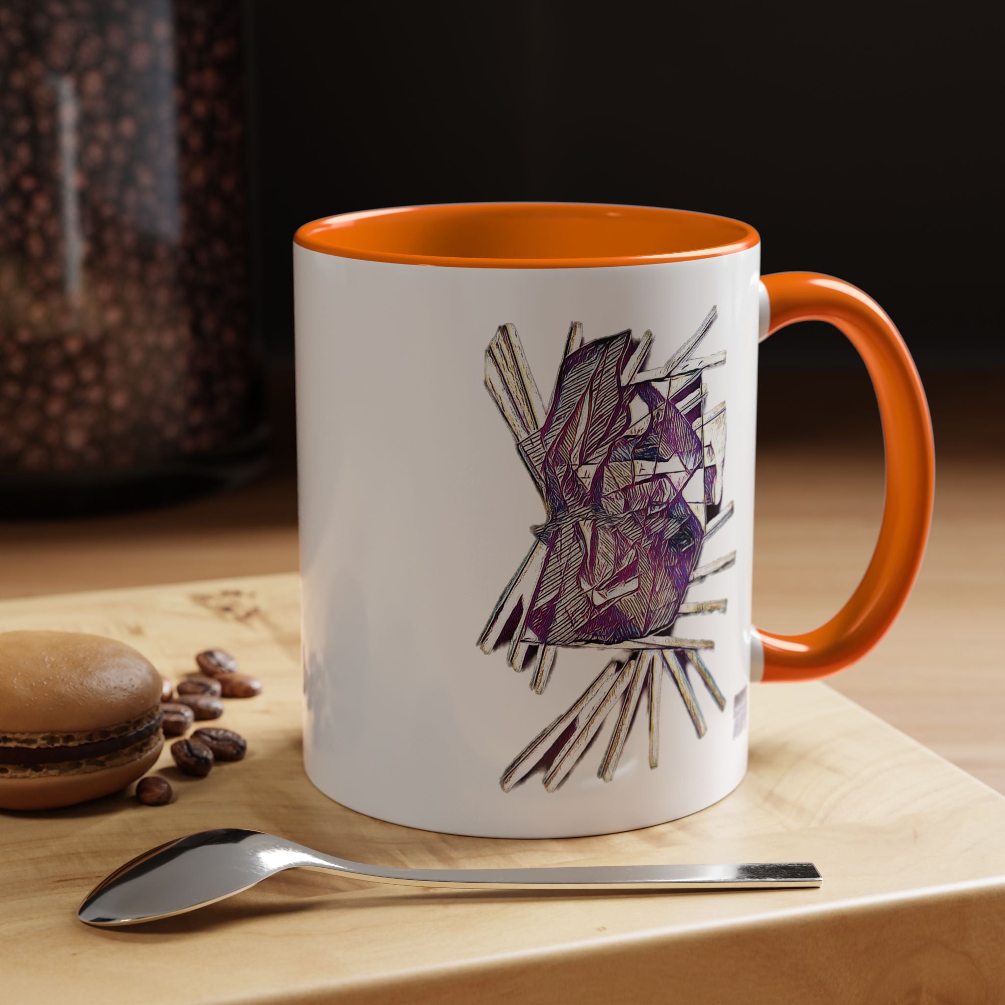 Lightspeed (Purple) Accent Coffee Mug (11oz, 15oz)