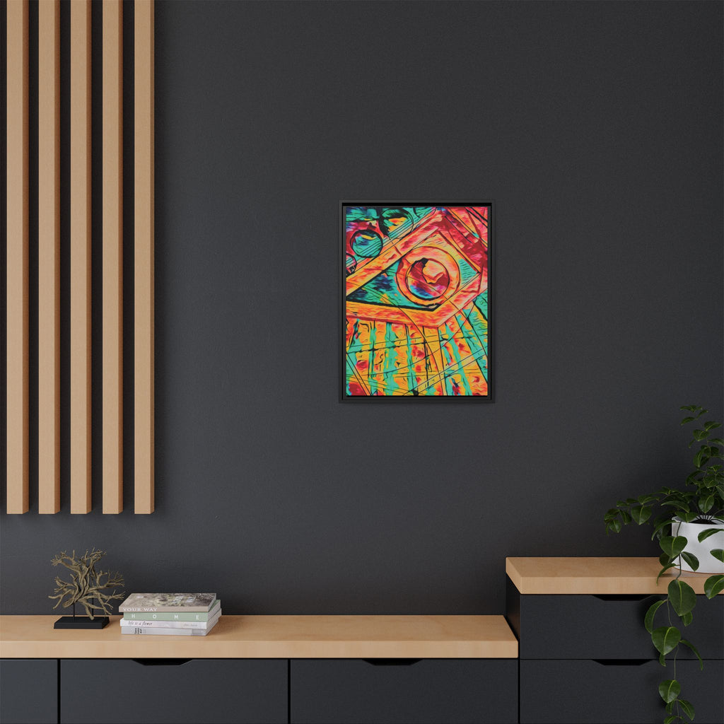 Love (Bright) Matte Canvas, Framed
