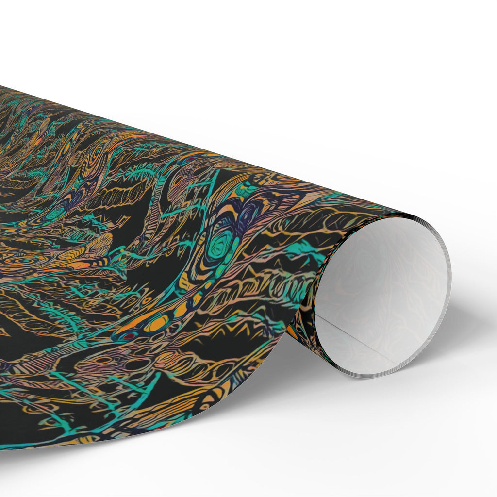 Vessel (Black Background) Heavy Wrapping Paper