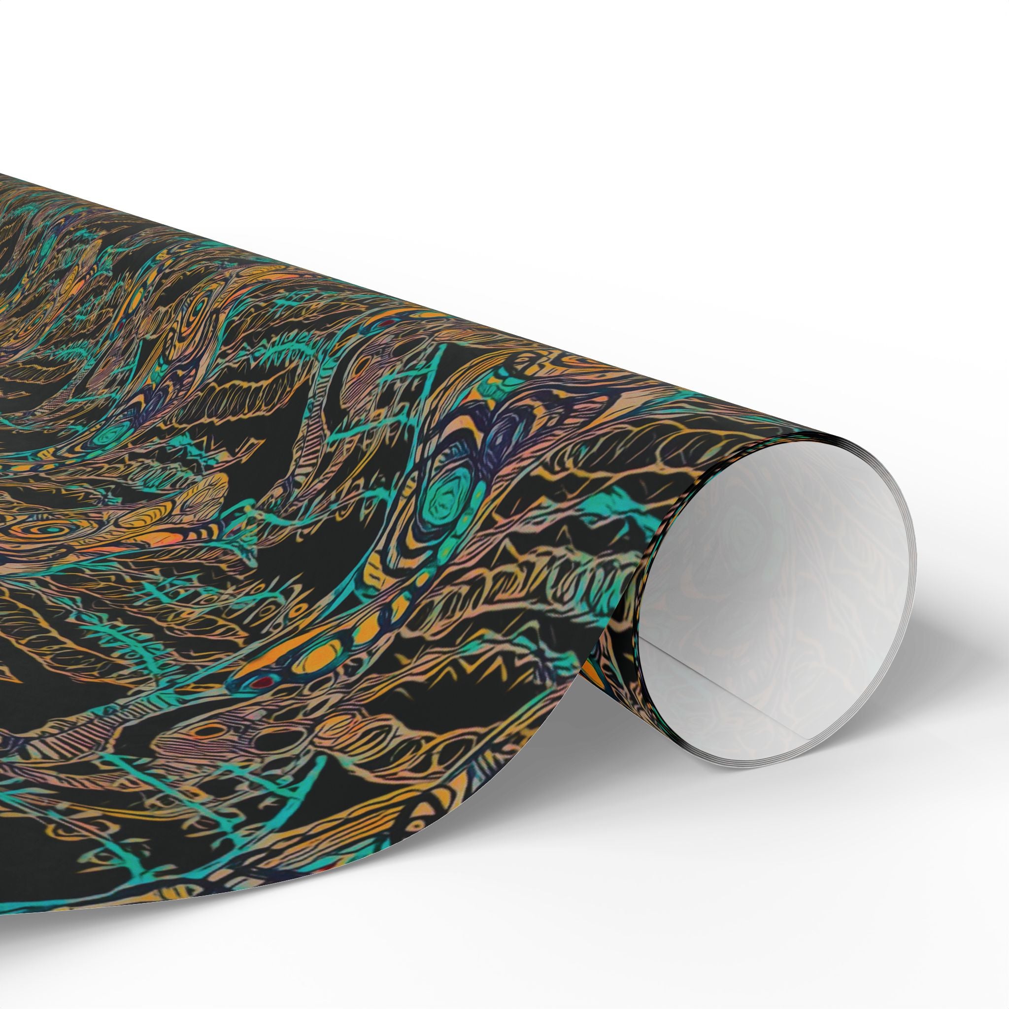 Vessel (Black Background) Heavy Wrapping Paper