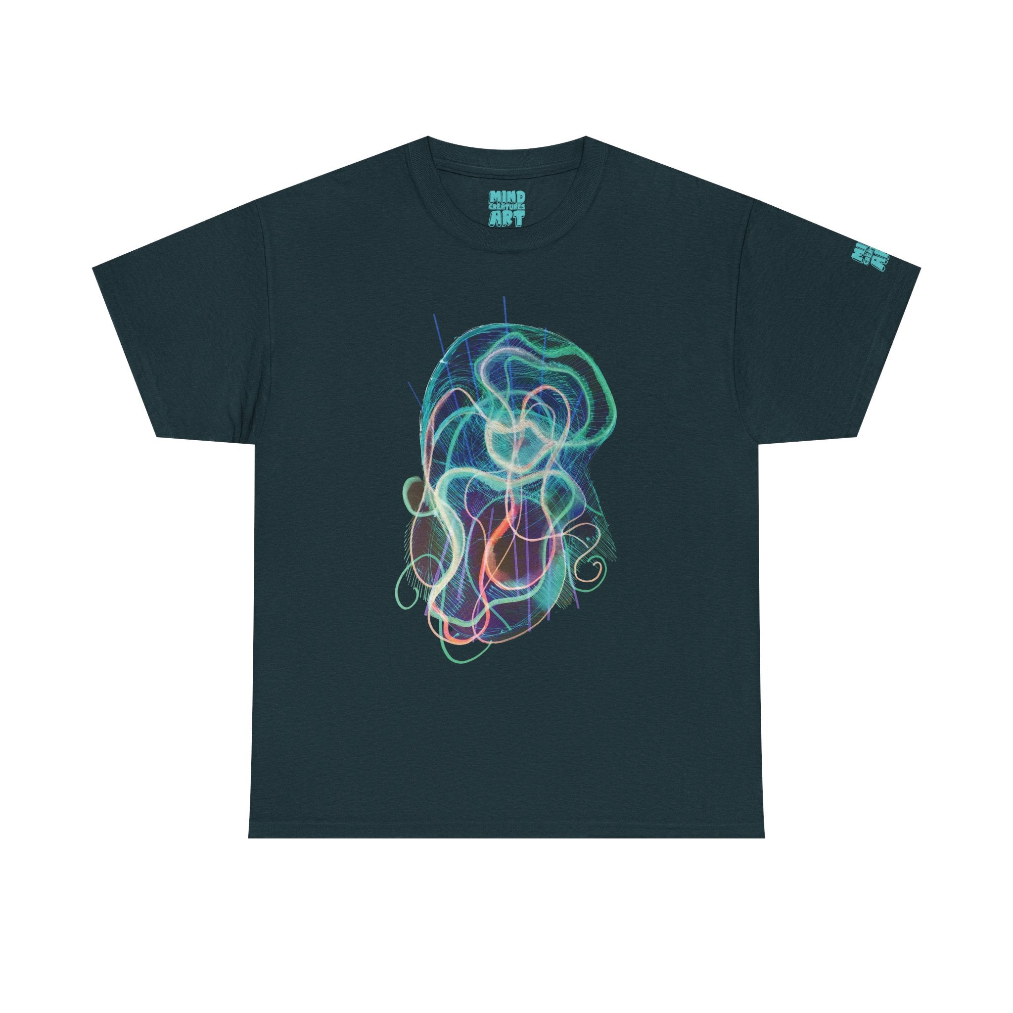 Davy Jones (Electric Teal) Unisex Heavy Cotton Tee
