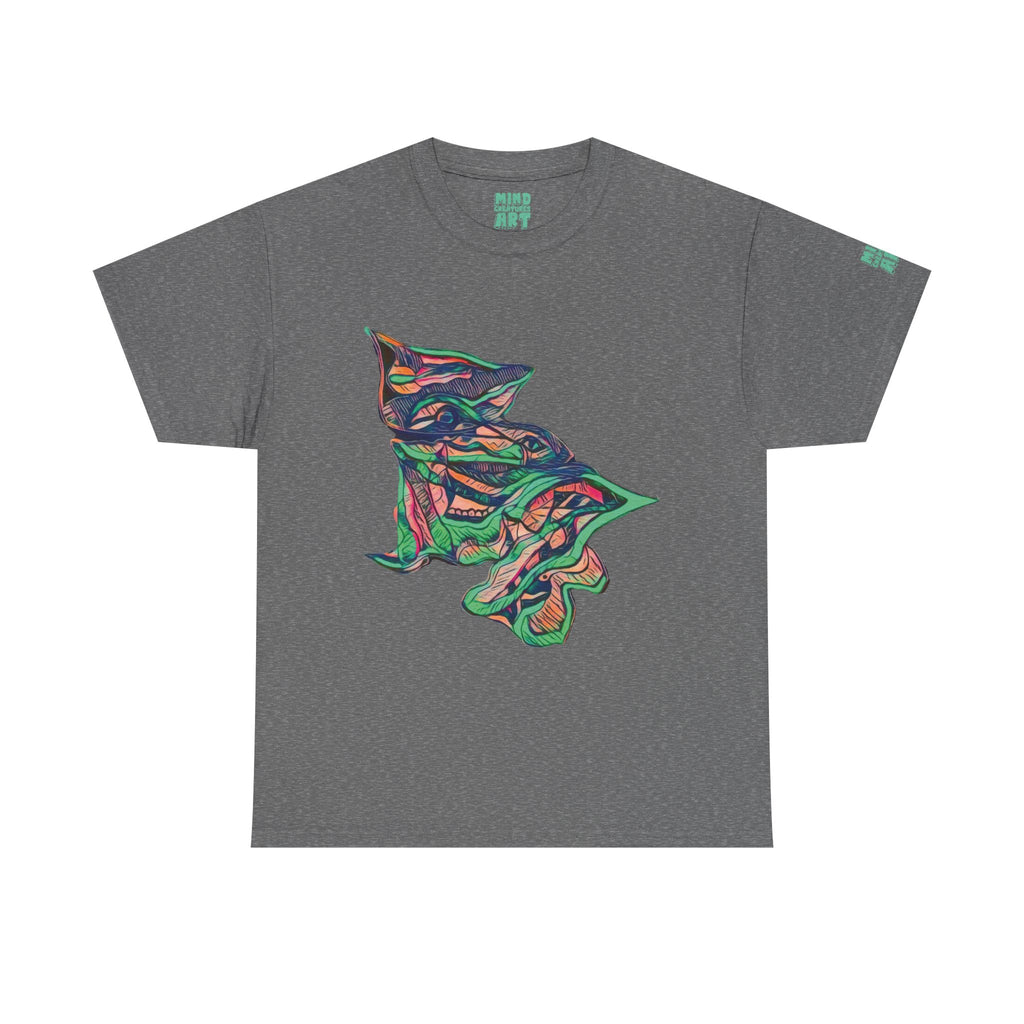Cheshire (Pink & Seafoam) Unisex Heavy Cotton Tee
