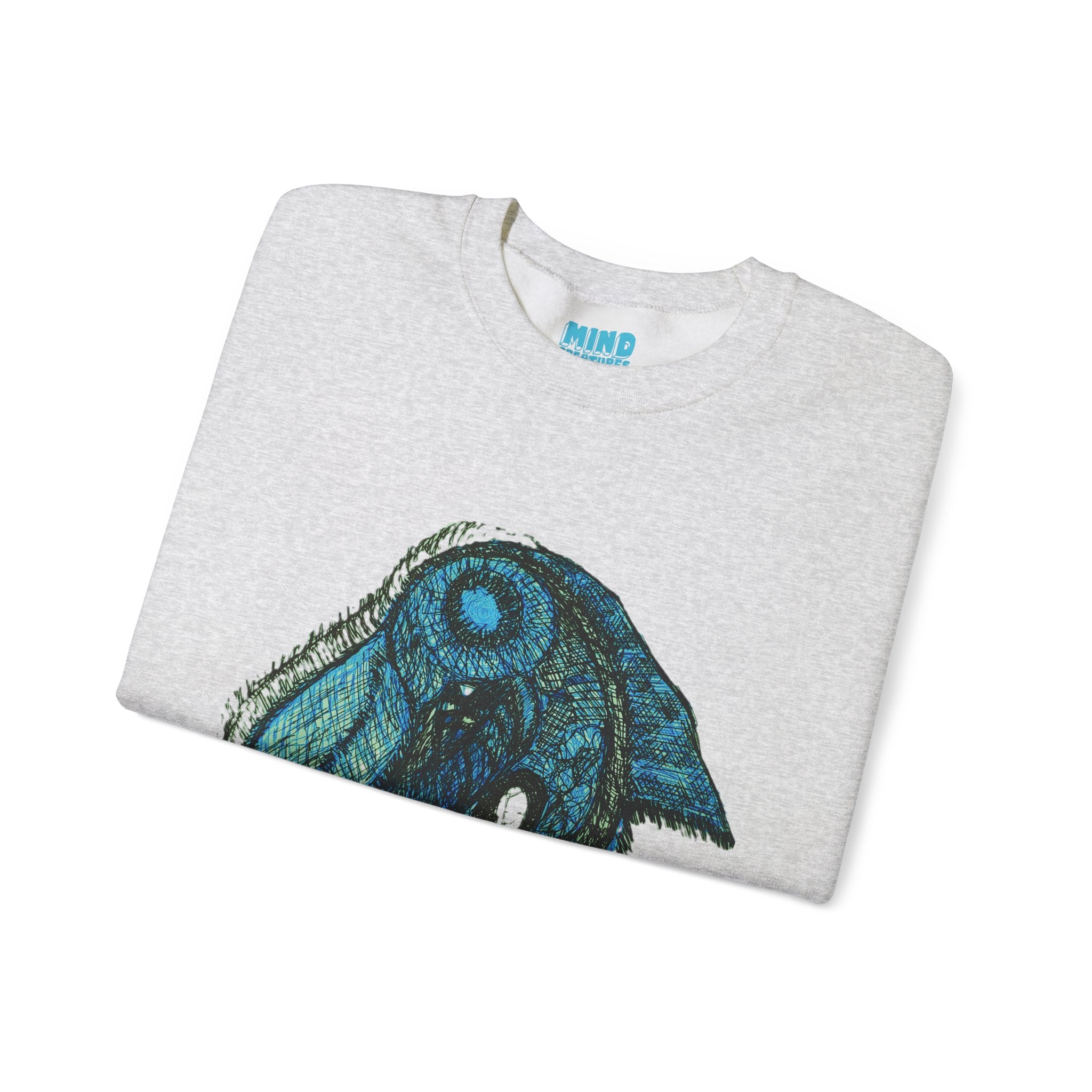 Who Are You? (Teal) Unisex Heavy Blend™ Crewneck Sweatshirt