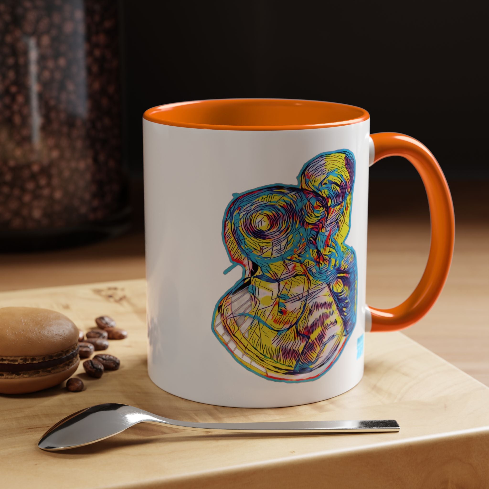 Curiosity (Neon) Accent Coffee Mug (11oz, 15oz)