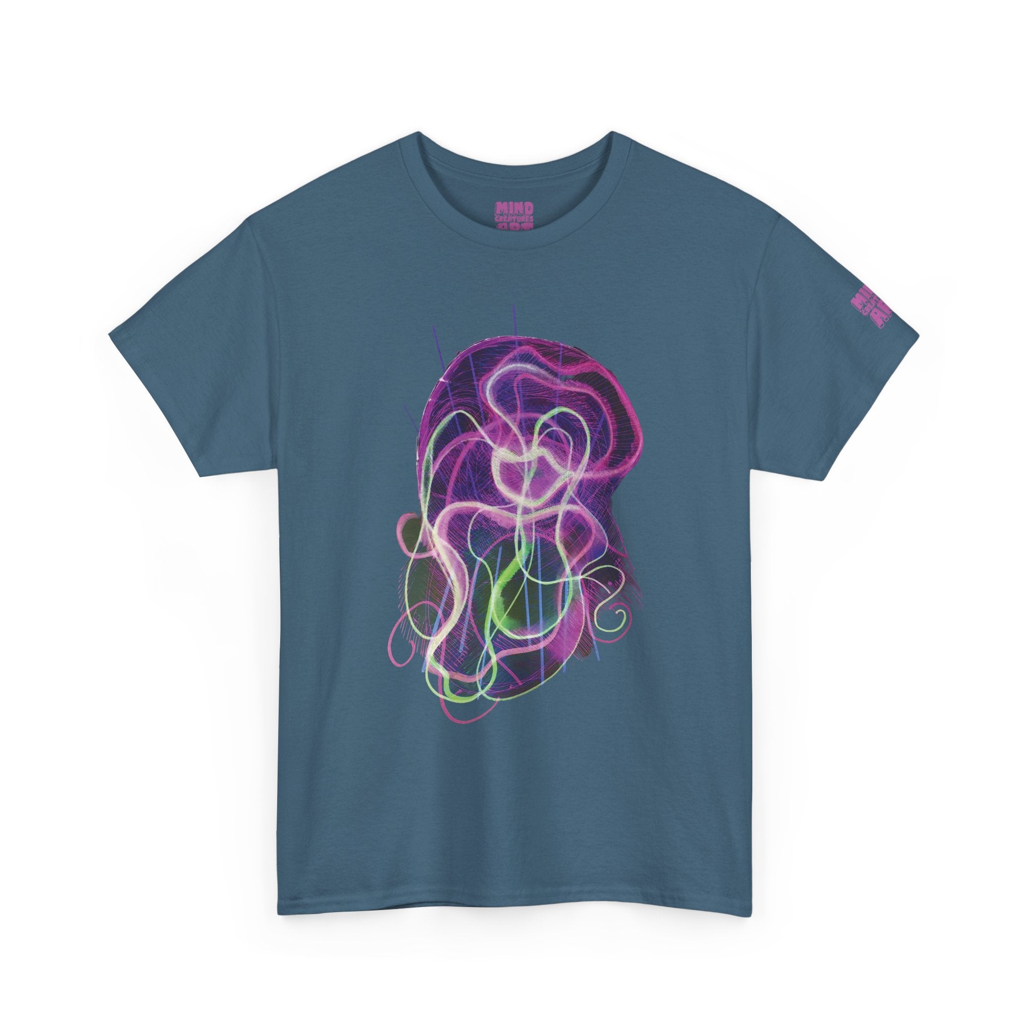 Davy Jones (Electric Purple) Unisex Heavy Cotton Tee