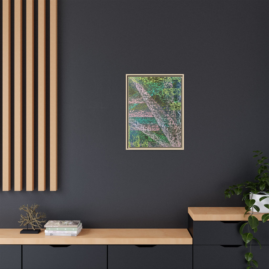 Stream Matte Canvas, Framed