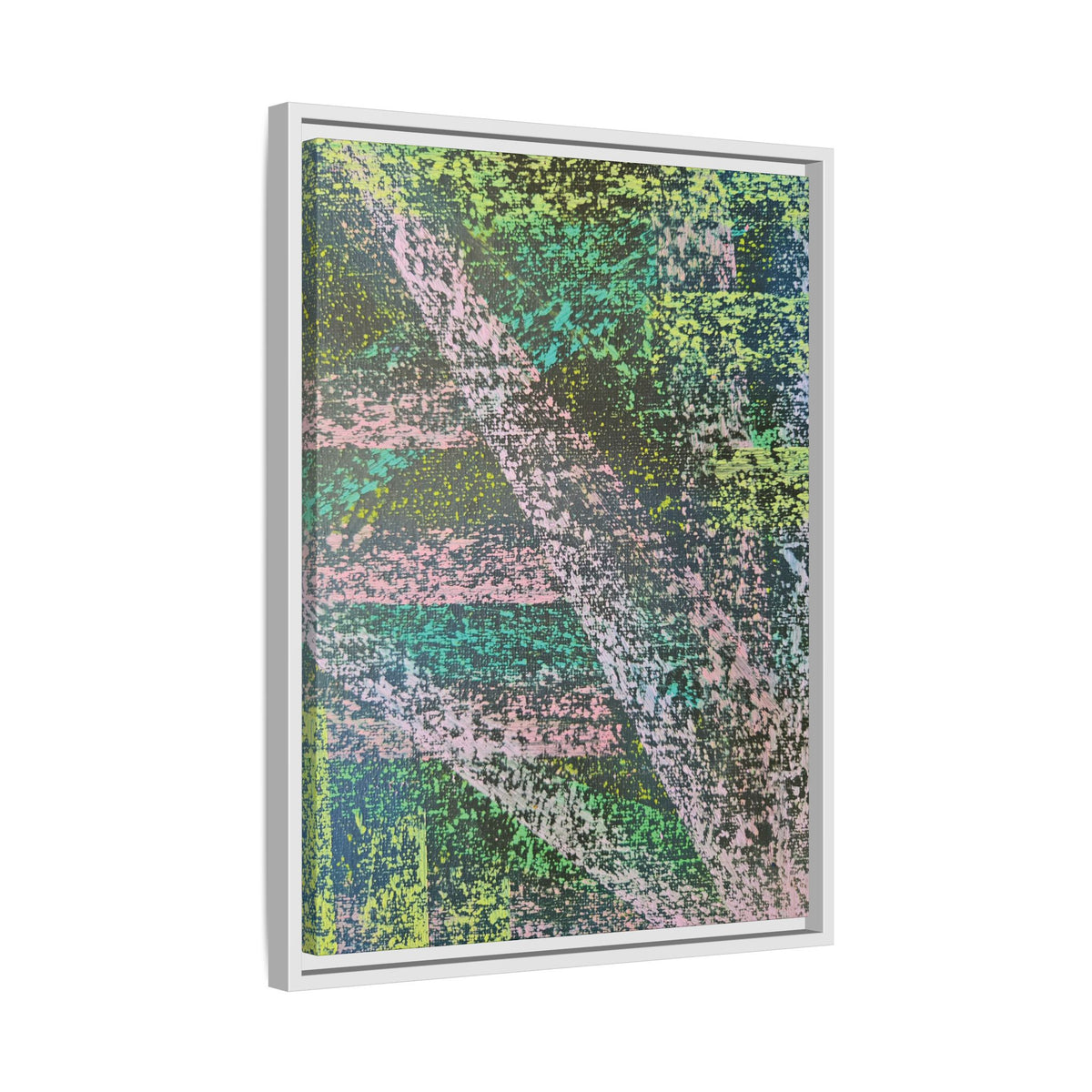 Stream Matte Canvas, Framed