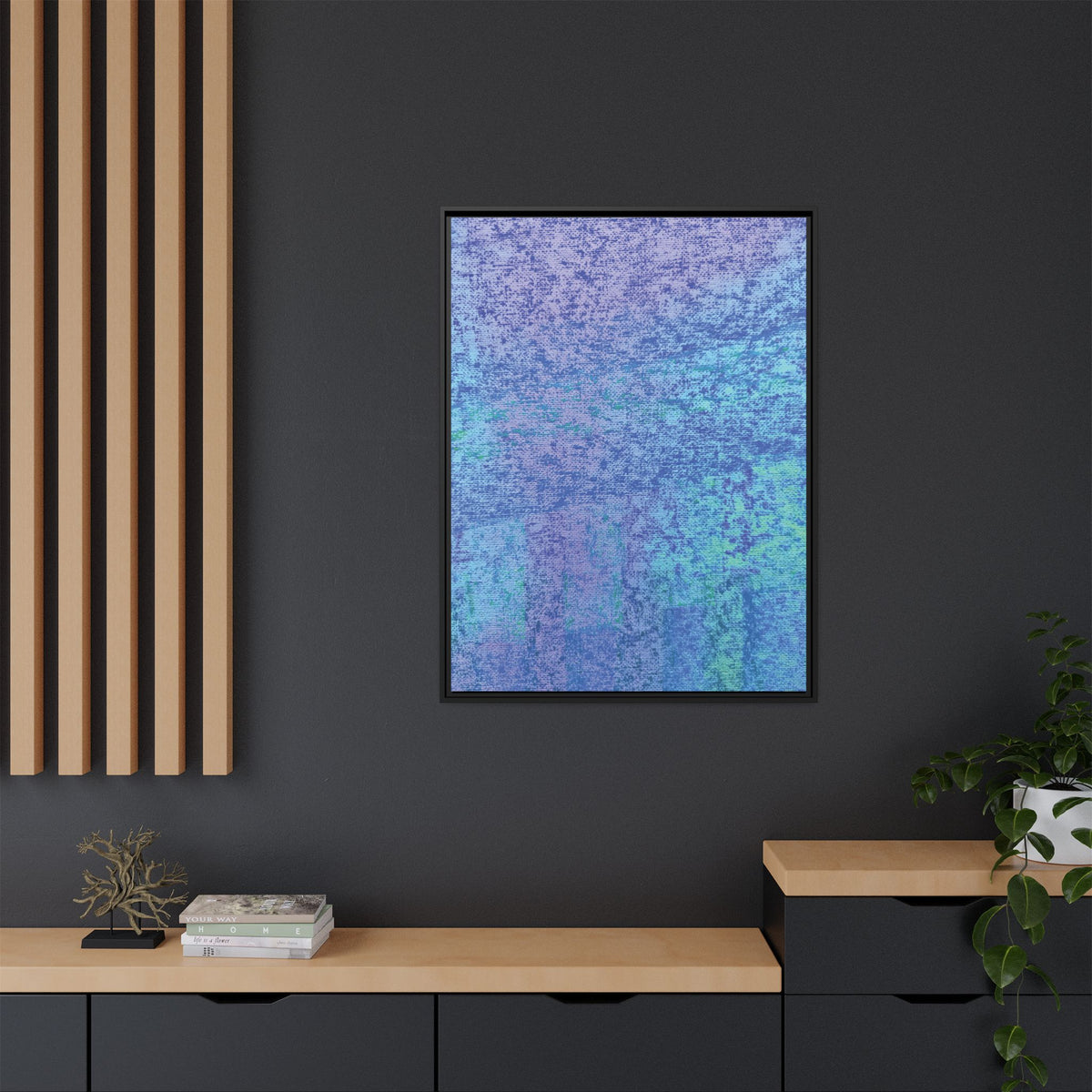 Oceanic (V2) Matte Canvas, Framed