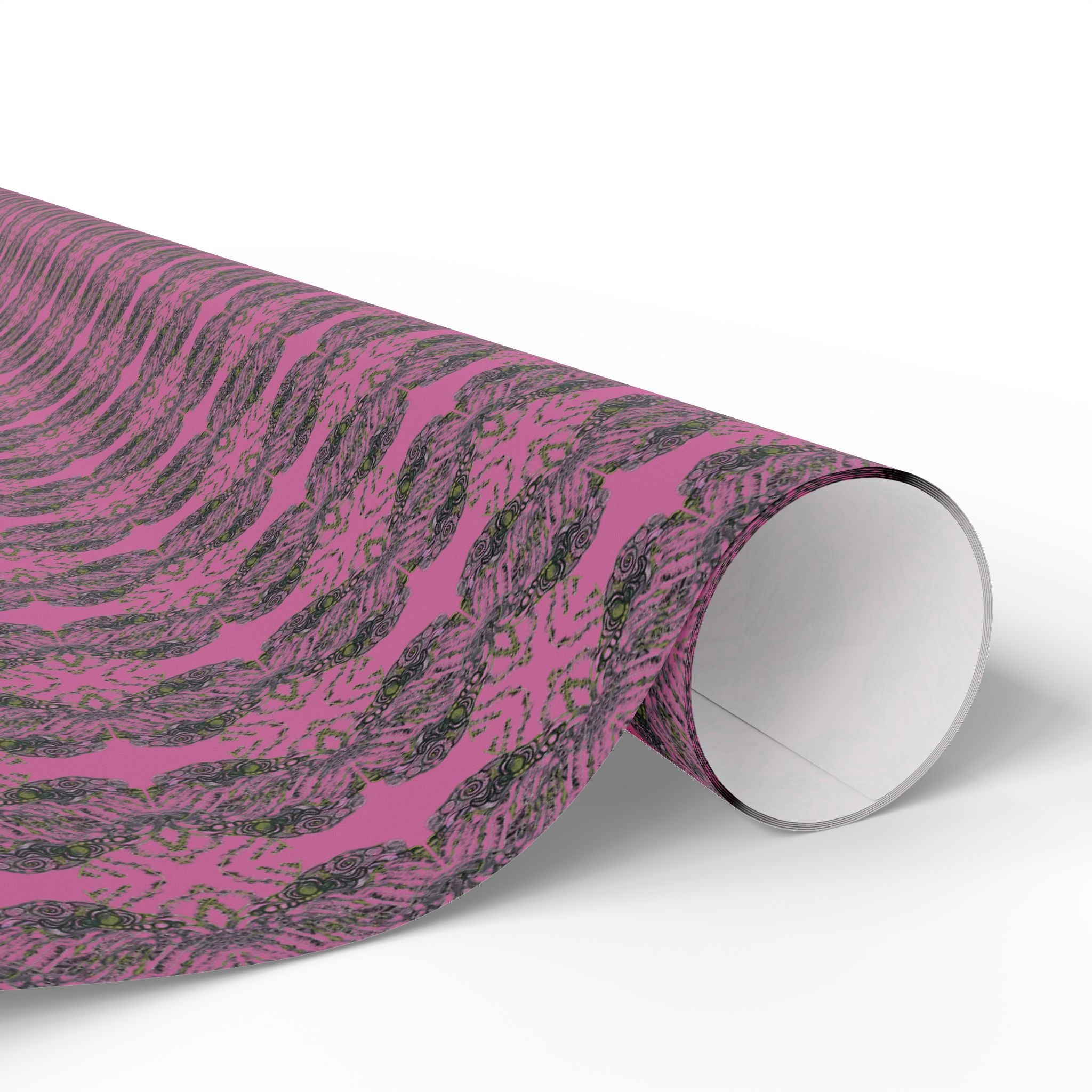 Vessel (Neon, Mirror, Pink Background) Heavy Wrapping Paper