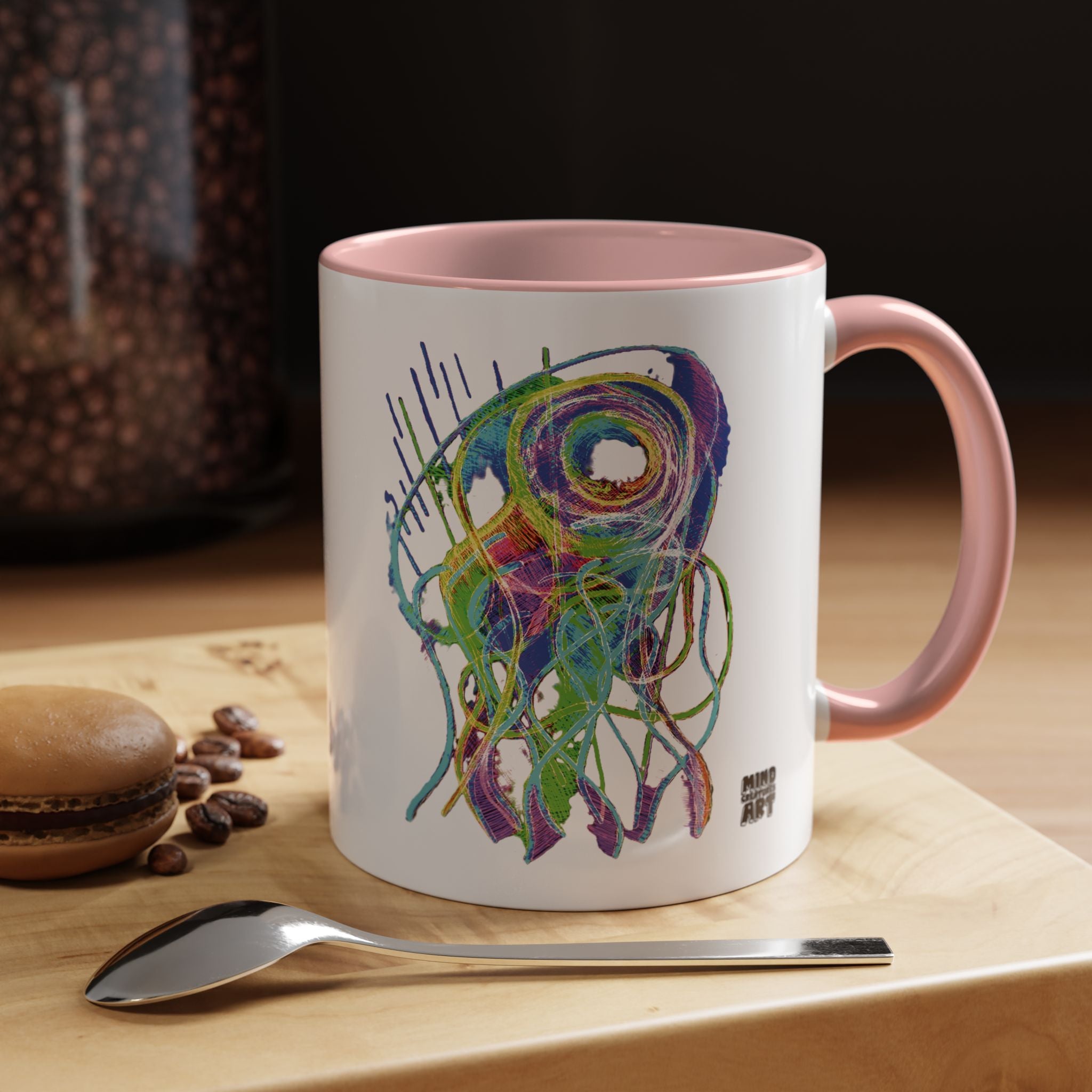 Jelly Jam (Neon) Accent Coffee Mug (11oz, 15oz)