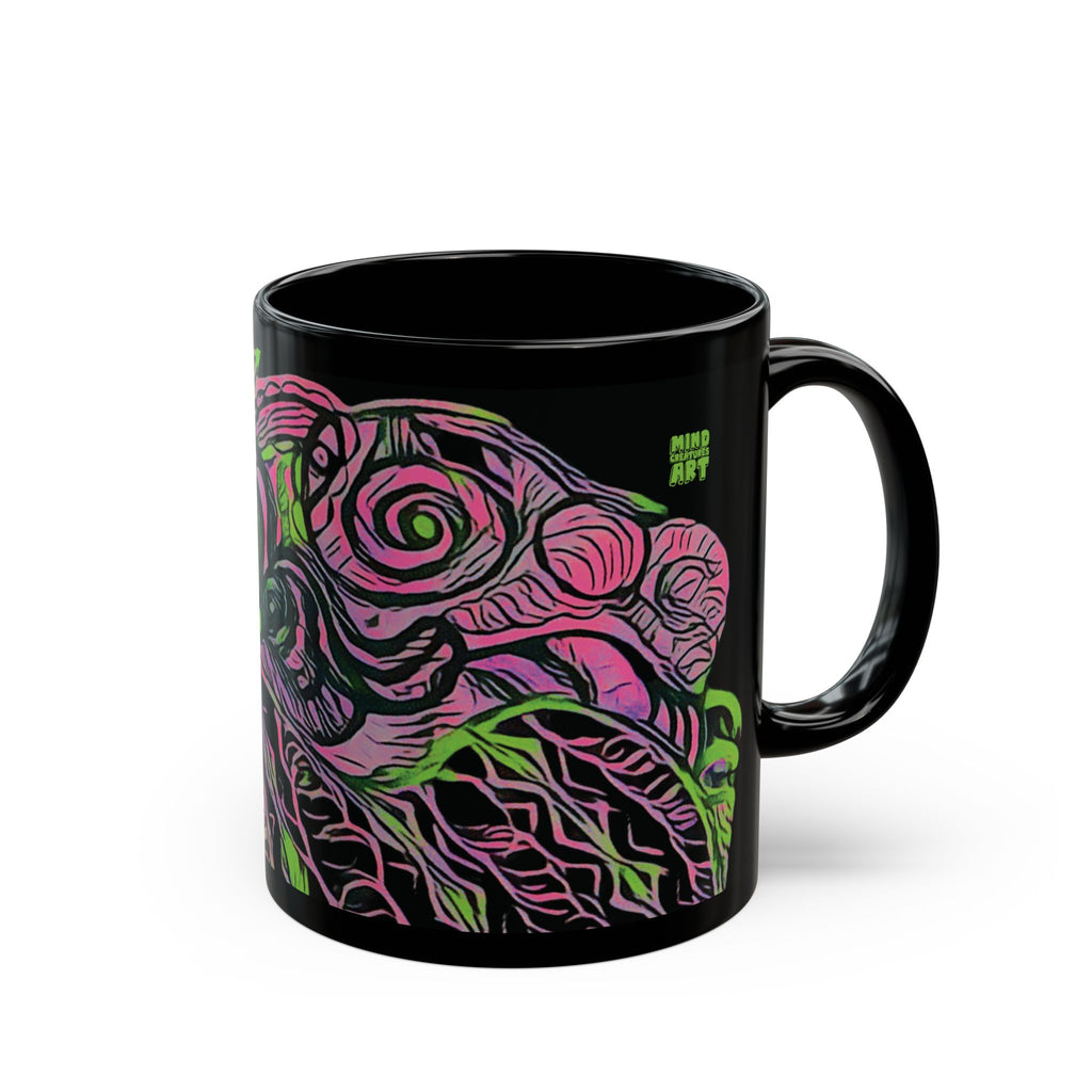 Vessel (Neon) Black Ceramic Mug (11oz, 15oz)