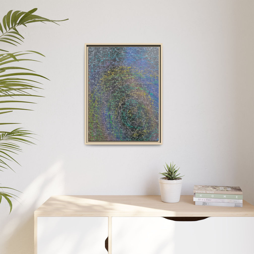 Iridescent (V2) Matte Canvas, Framed