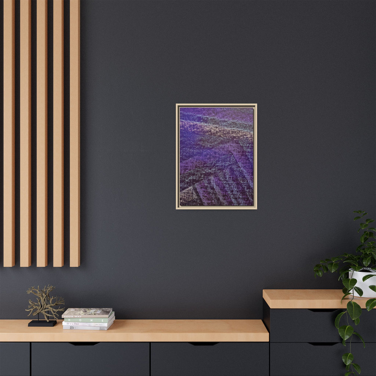 Voice (V2) Matte Canvas, Framed