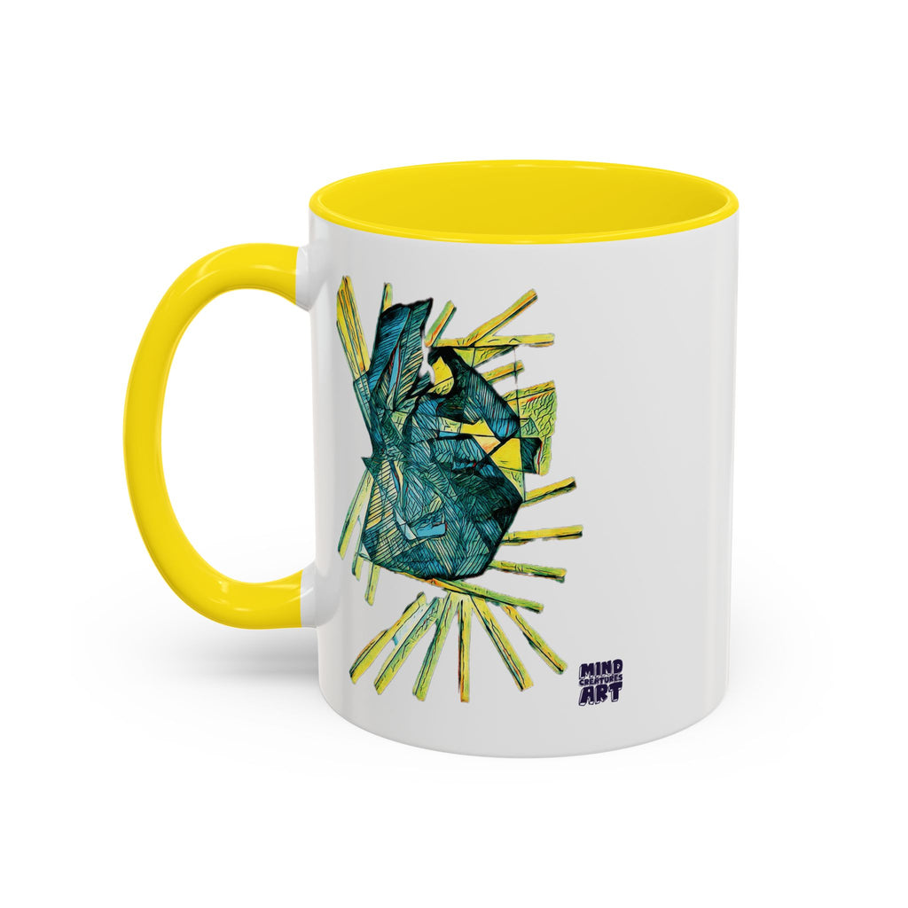 Lightspeed (Teal) Accent Coffee Mug (11oz, 15oz)