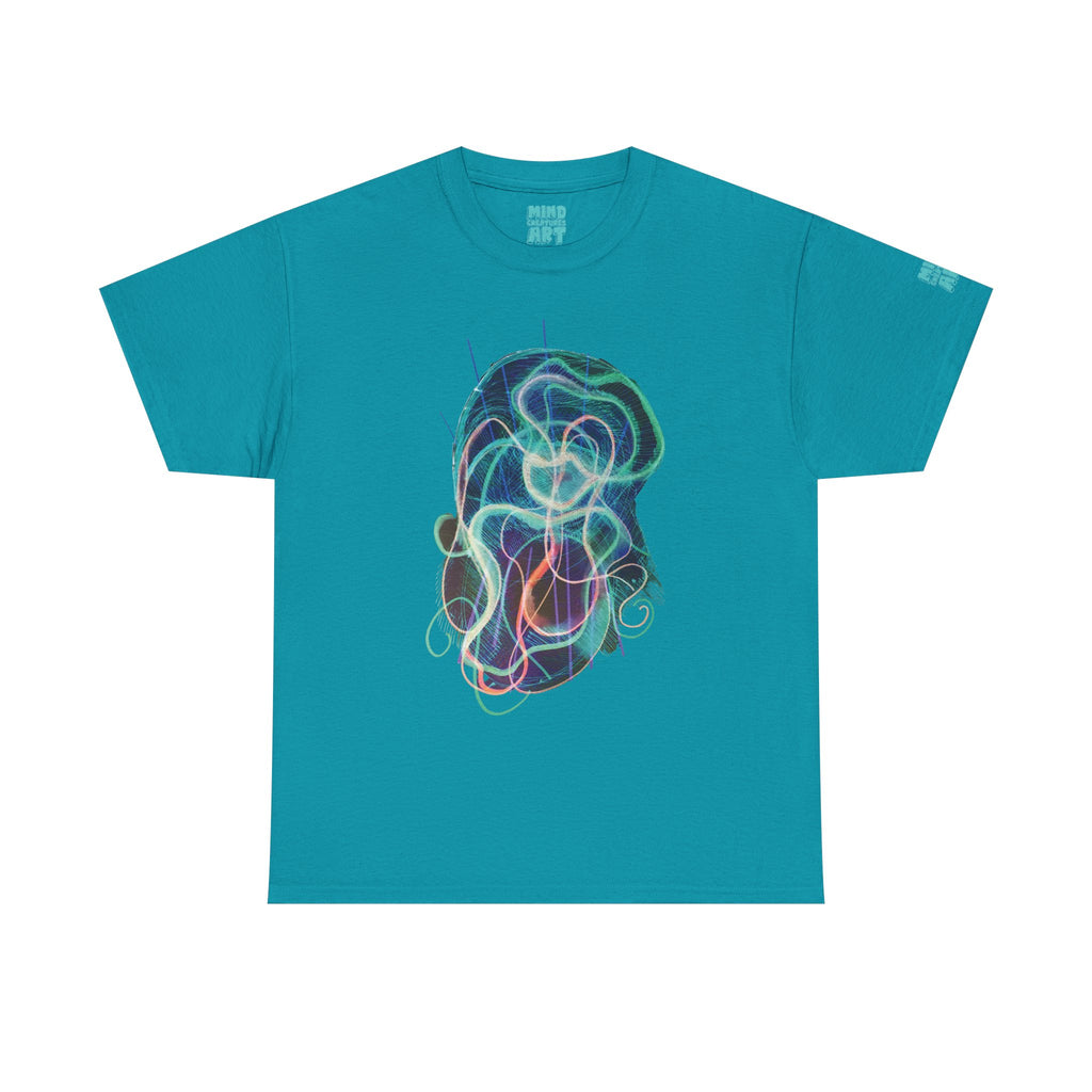 Davy Jones (Electric Teal) Unisex Heavy Cotton Tee