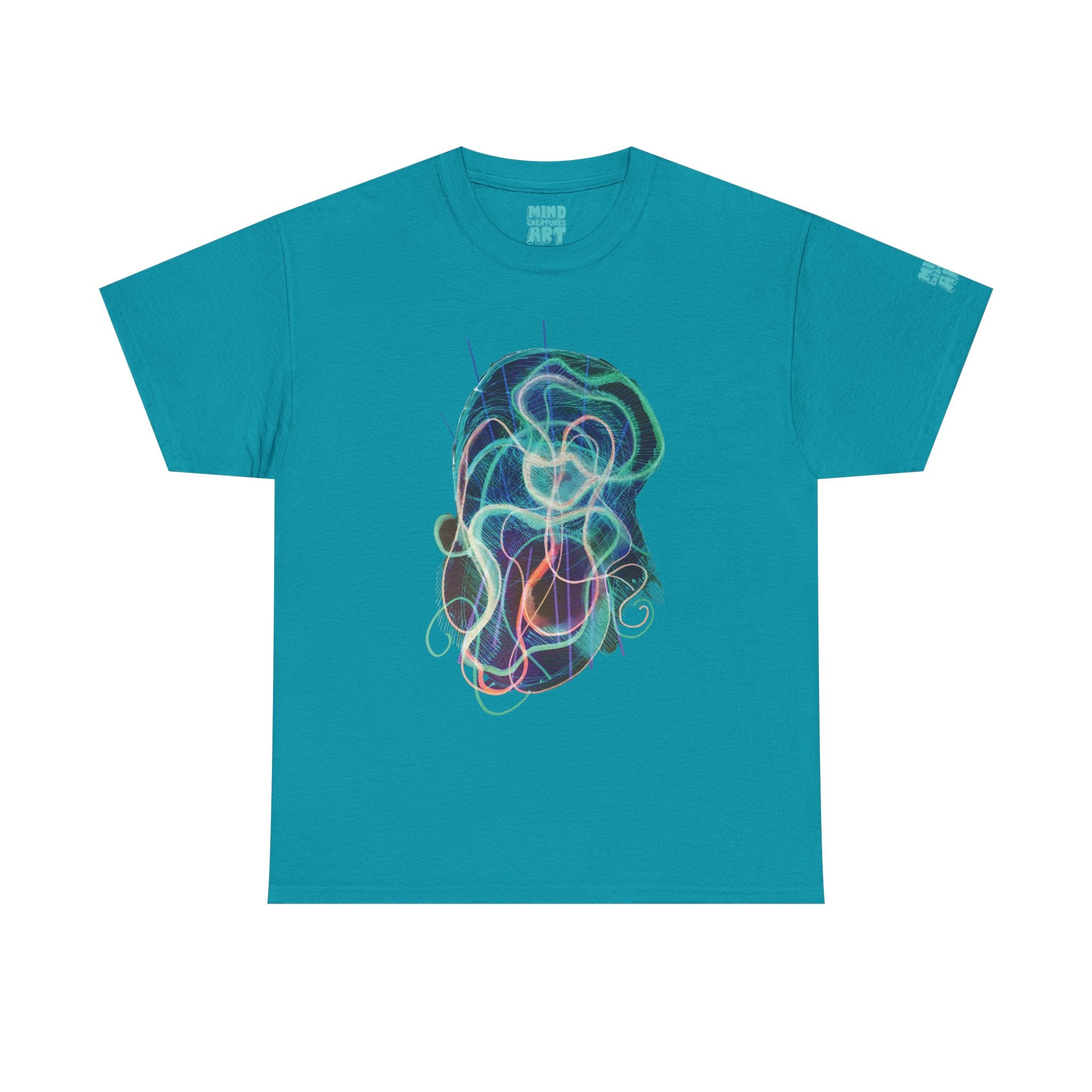 Davy Jones (Electric Teal) Unisex Heavy Cotton Tee