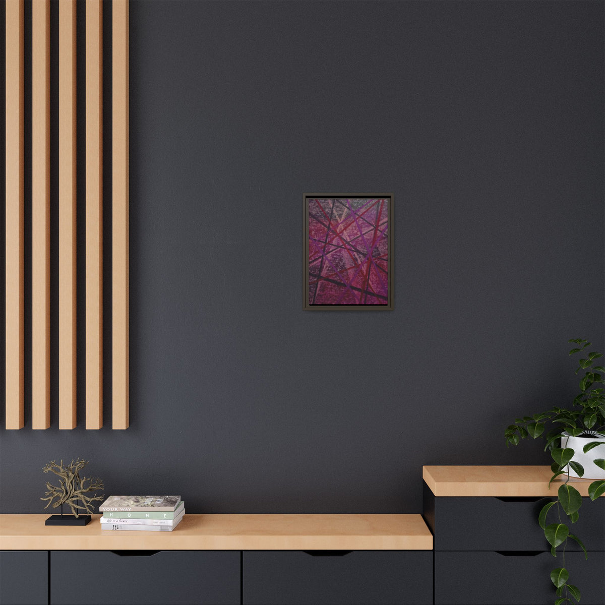 Knots Matte Canvas, Framed