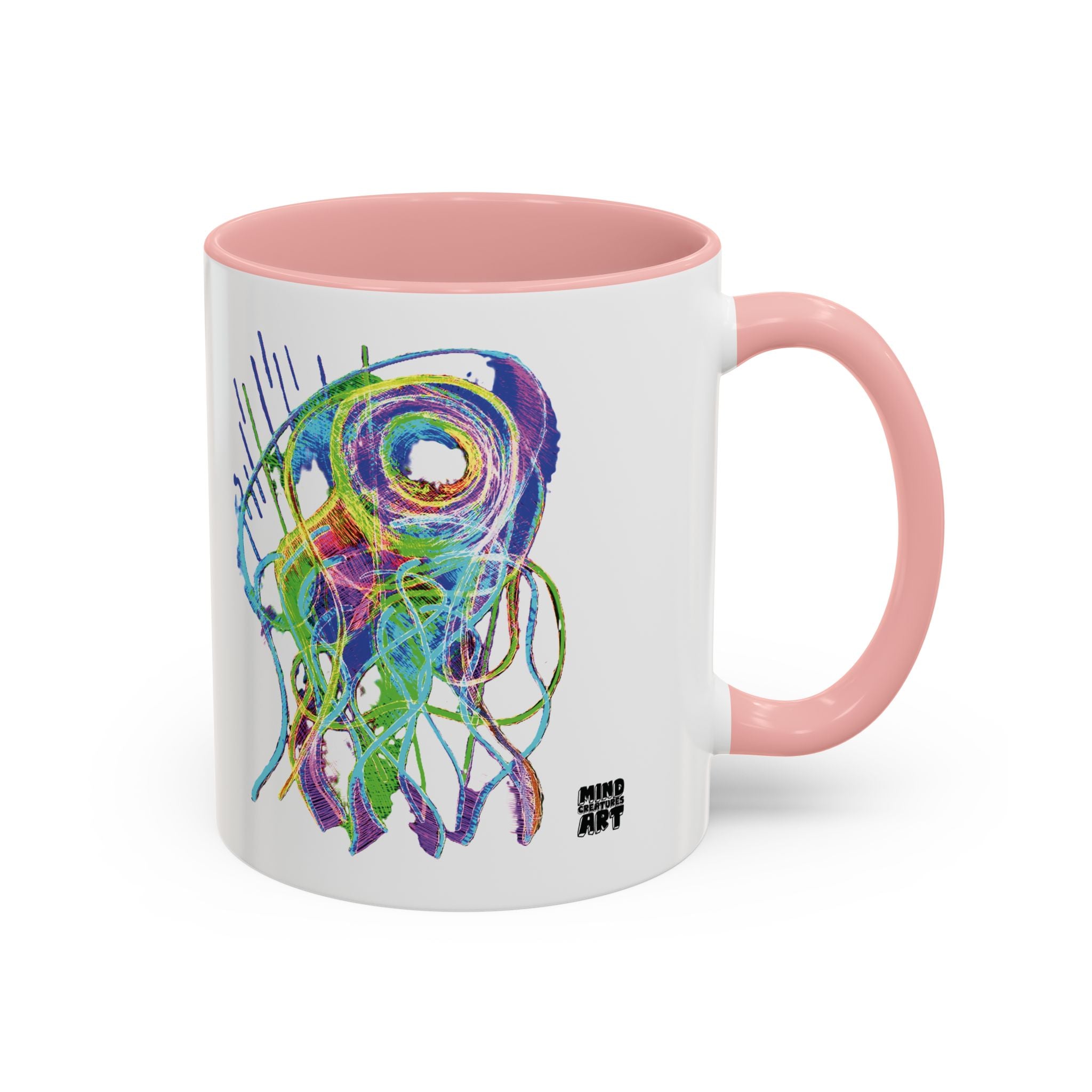 Jelly Jam (Neon) Accent Coffee Mug (11oz, 15oz)