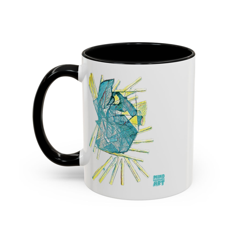 Lightspeed (Aqua) Accent Coffee Mug (11oz, 15oz)