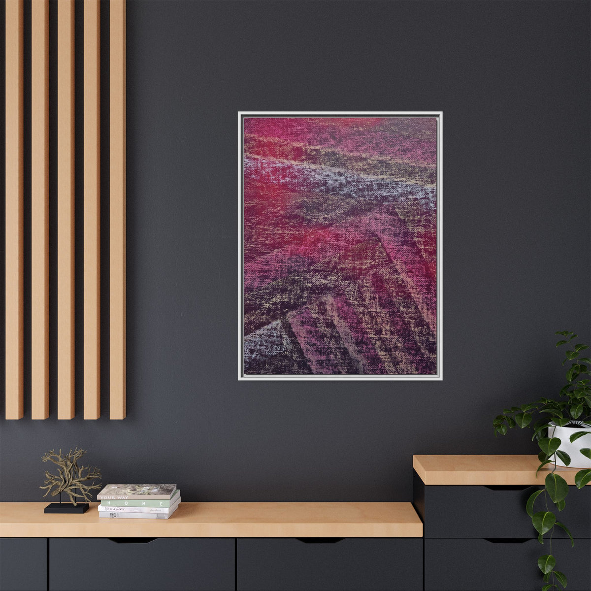 Voice Matte Canvas, Framed