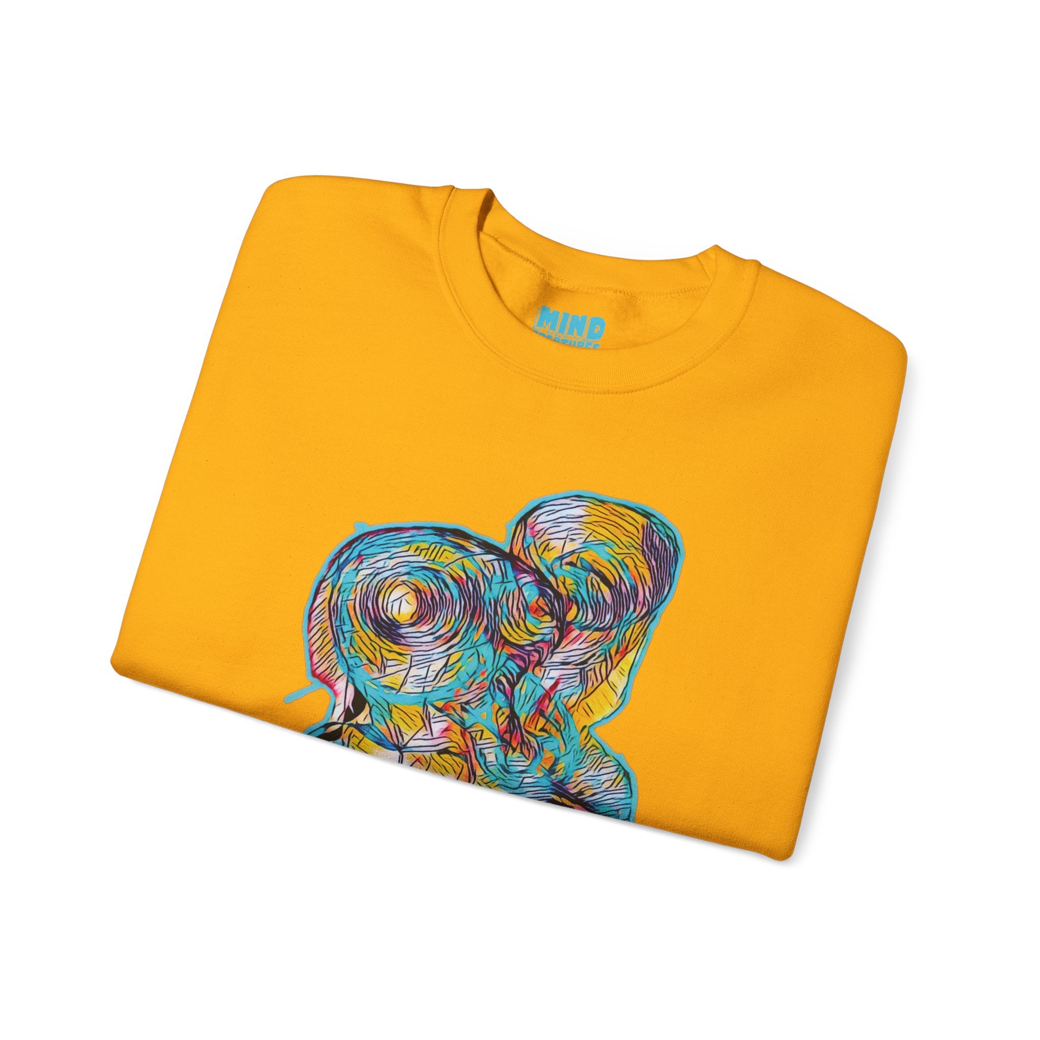 Curiosity (Aqua) Unisex Heavy Blend™ Crewneck Sweatshirt