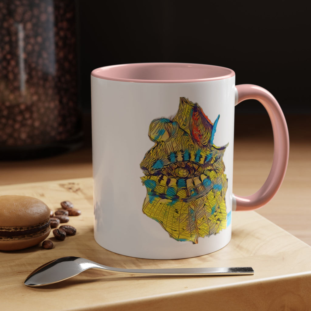 Hypnagogic (Neon) Accent Coffee Mug (11oz, 15oz)