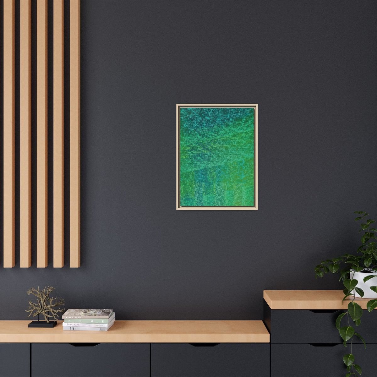Oceanic (V3) Matte Canvas, Framed