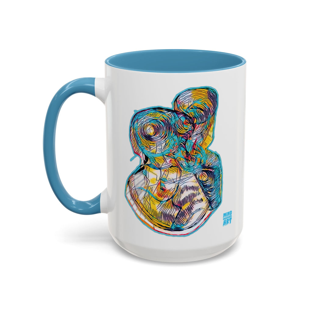 Curiosity (Teal) Accent Coffee Mug (11oz, 15oz)