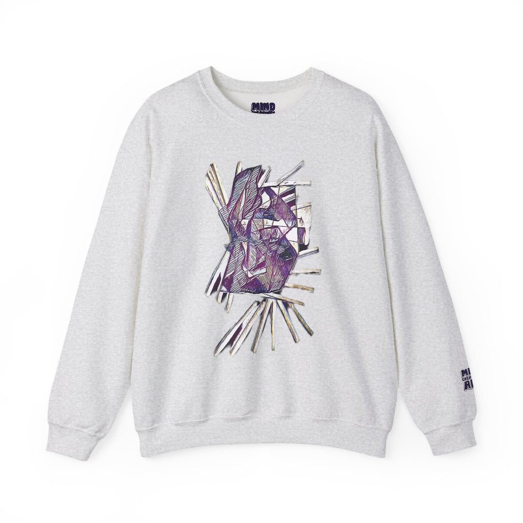 Lightspeed (Purple) Unisex Heavy Blend™ Crewneck Sweatshirt