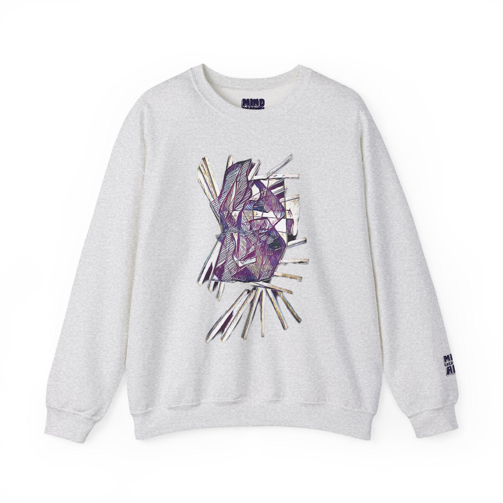 Lightspeed (Purple) Unisex Heavy Blend™ Crewneck Sweatshirt
