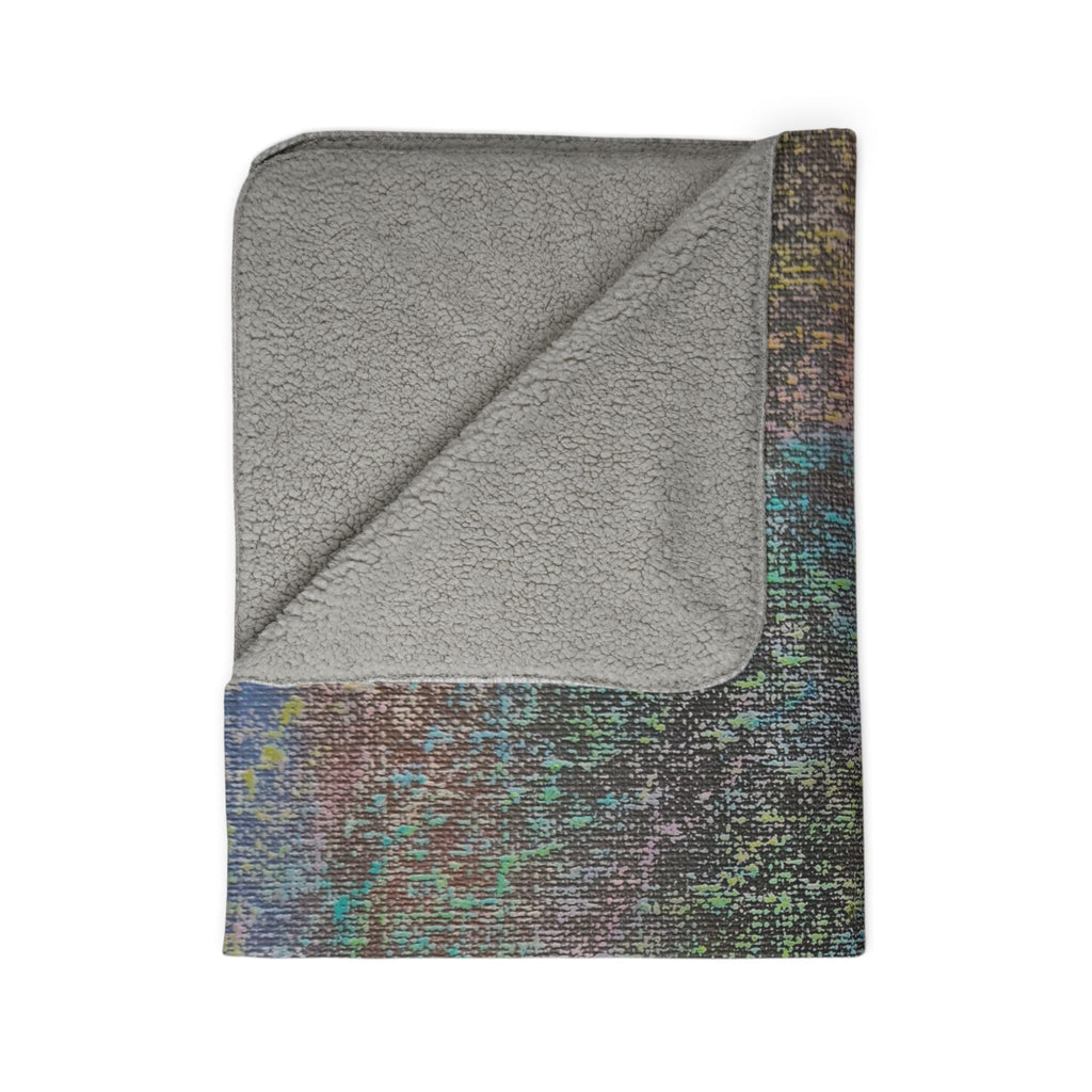 Iridescent Fleece Sherpa Blanket