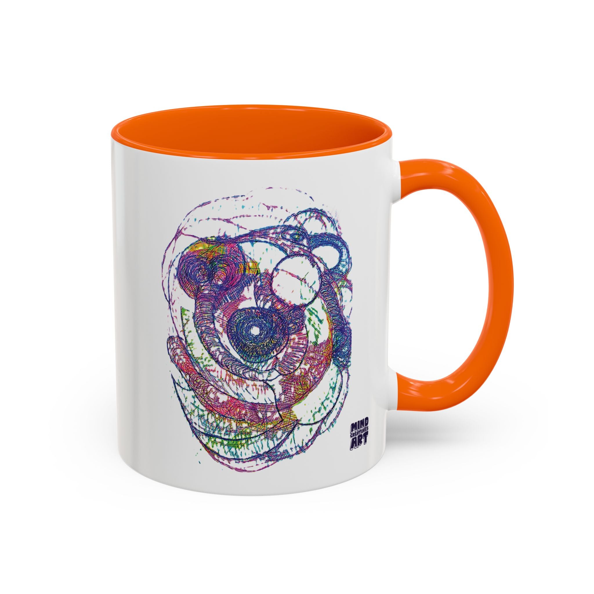 Spiraling Accent Coffee Mug (11oz, 15oz)