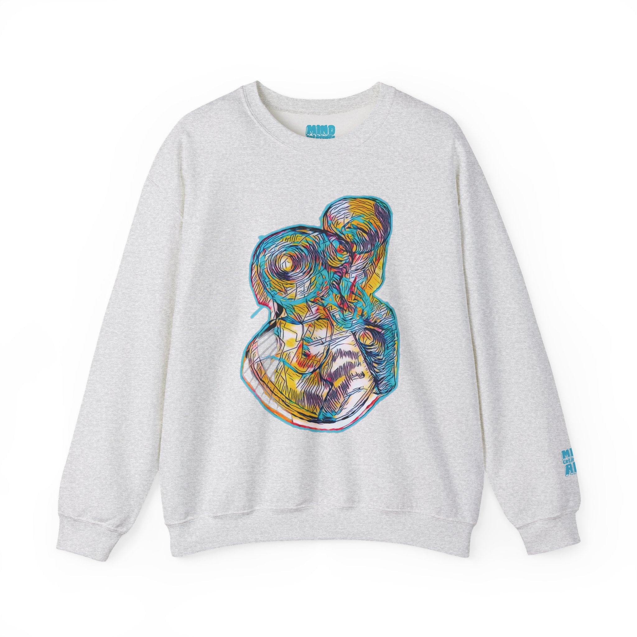 Curiosity (Aqua) Unisex Heavy Blend™ Crewneck Sweatshirt