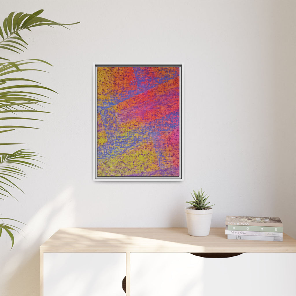 Sunset Matte Canvas, Framed